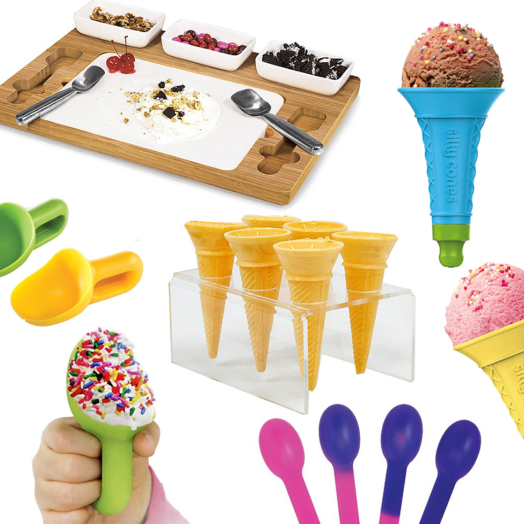 ice_cream_accessories_party_reusable_cone_marble_slab_color_changing_spoons